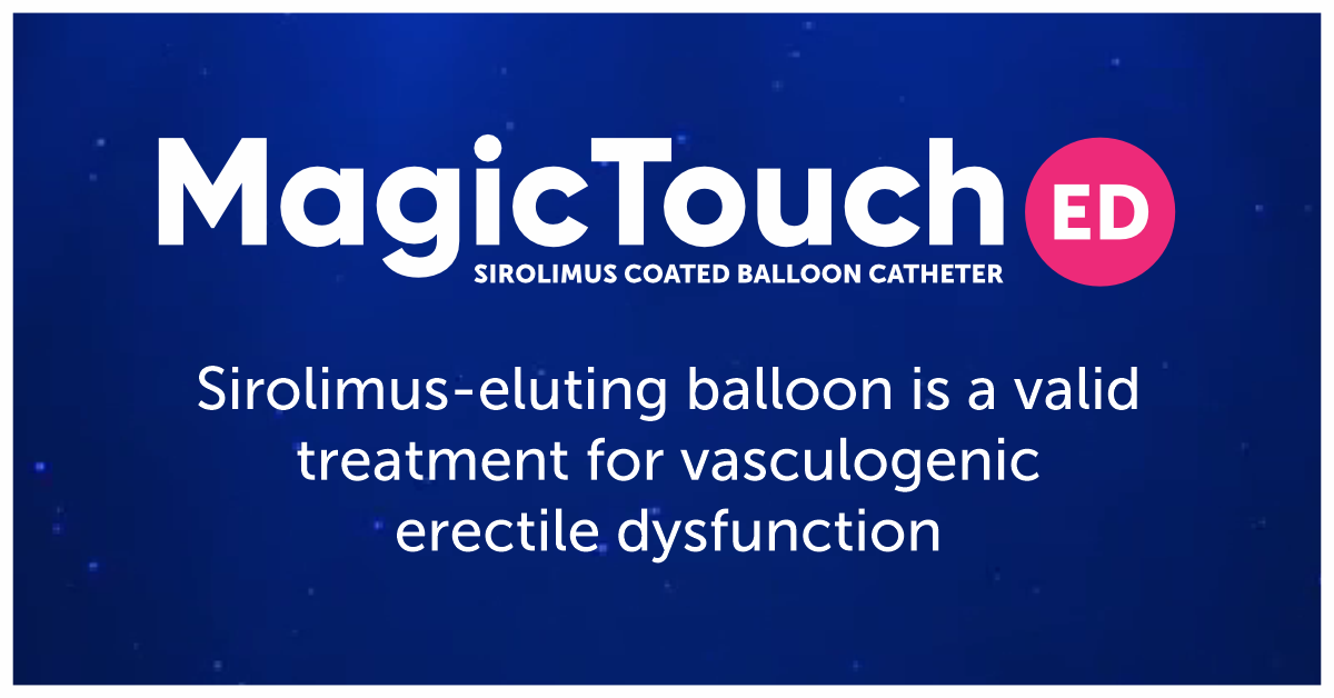 Sirolimus-eluting balloon is a valid treatment for vasculogenic erectile dysfunction