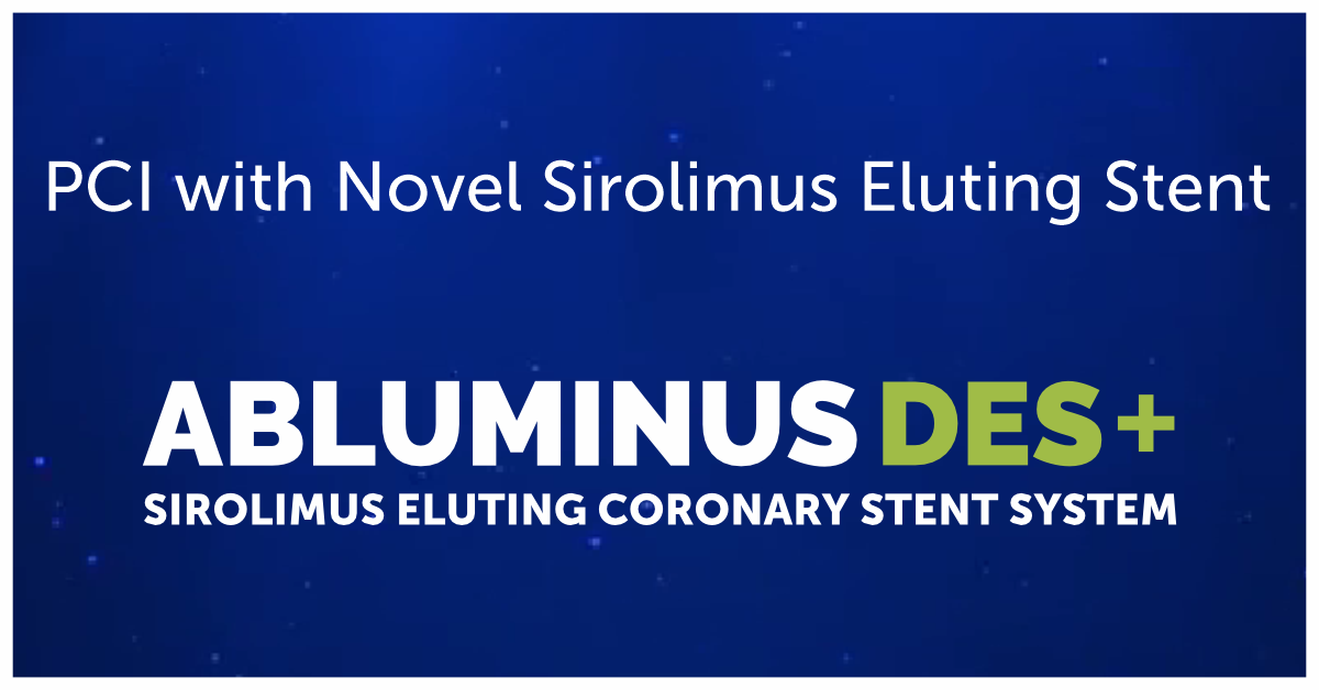 PCI with Novel Sirolimus Eluting Stent